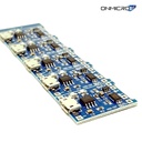 [TC4056A-PROT_MOD_5] 5 Stück TC4056A Lademodul Lipo Lion 4,2V 1A Micro-USB Schutzfunktionen
