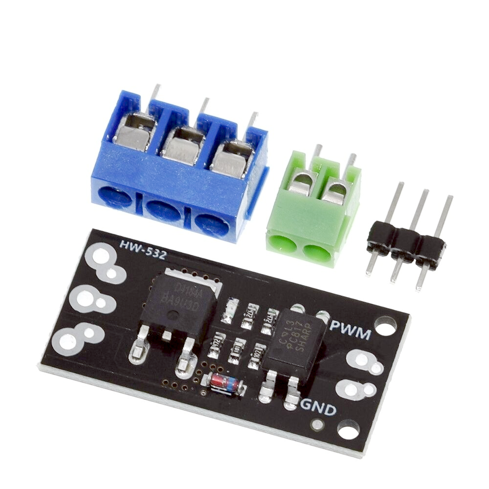 PWM Mosfet Modul mit Optokoppler Transistor AOD4184 Arduino